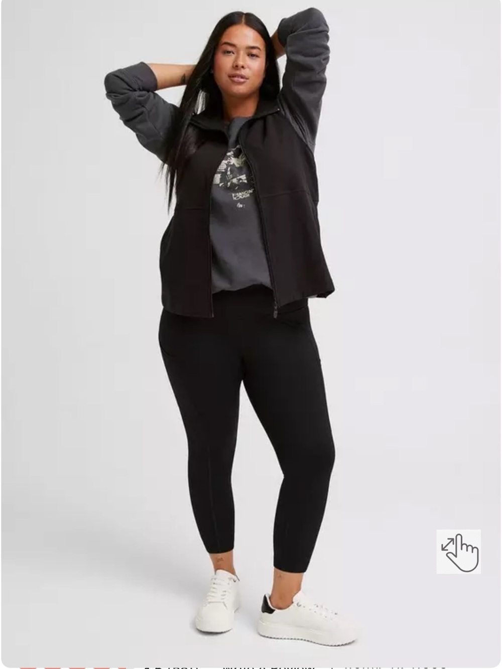 NWT...TRU by Torrid Capri Side Pocket Active Legging Size 2 (18-20)